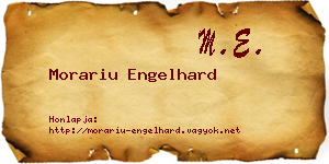 Morariu Engelhard névjegykártya